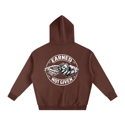 EARNED NOT GIVEN Hoodie – Durable Blue Collar Streetwear – Canadian Brand