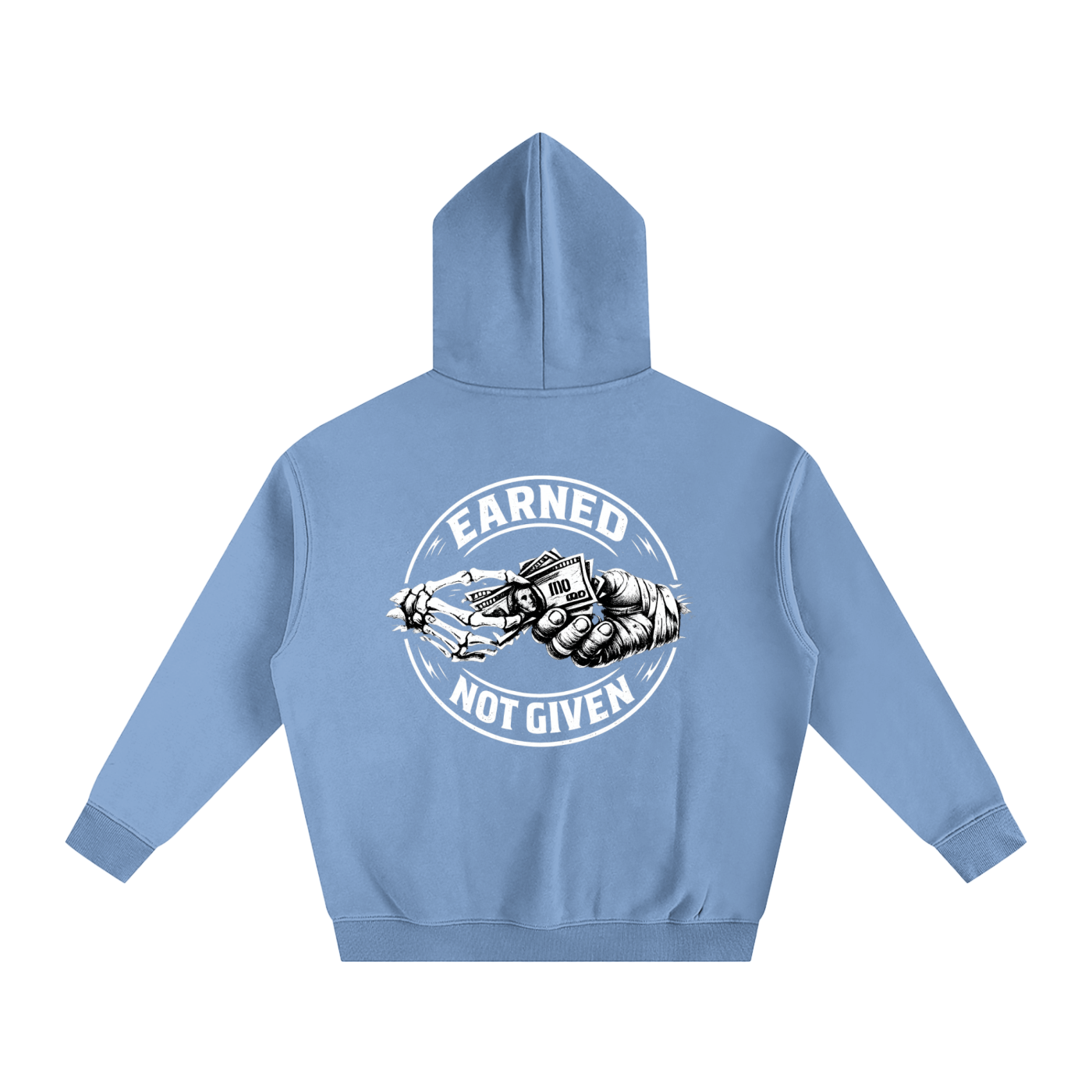 EARNED NOT GIVEN Hoodie – Durable Blue Collar Streetwear – Canadian Brand