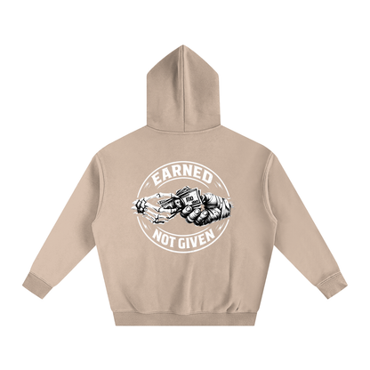 EARNED NOT GIVEN Hoodie – Durable Blue Collar Streetwear – Canadian Brand