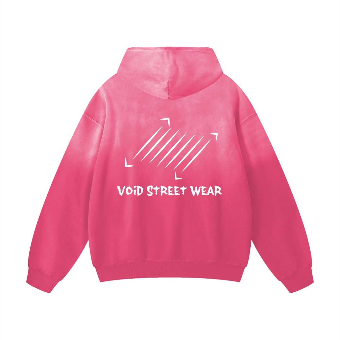 Classic Logo Pink Sunfade Heavy Hoodie